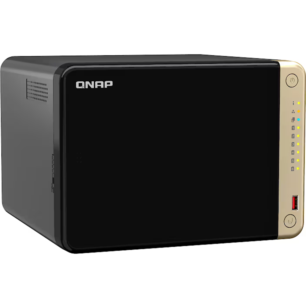 QNAP 6diskli ARM QC - 8GB RAM 2-2.5GbE Nas Server TS-664-8G Distribütör Garantili