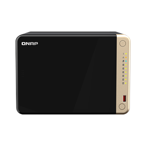 QNAP 6diskli ARM QC - 8GB RAM 2-2.5GbE Nas Server TS-664-8G Distribütör Garantili