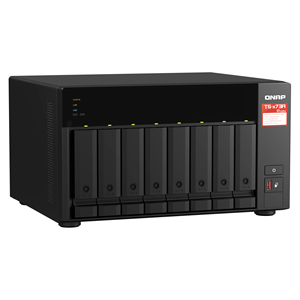 QNAP 8diskli Ryzen V1500B QC - 8GB RAM Gigabit Nas Server TS-873A-8GB Distribütör Garantili
