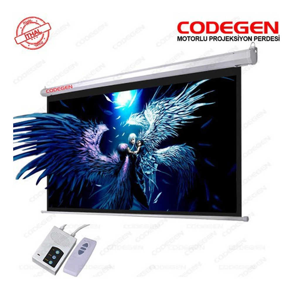CODEGEN EX30 300x225 Motorlu Projeksiyon Perdesi