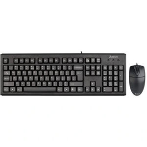 A4TECH KM-72620D Kablolu USB Q Trk Siyah Klavye - Mouse Set