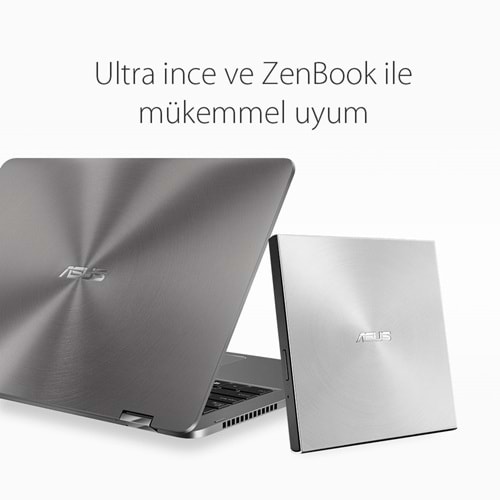ASUS SDRW-08U5S-U Ultra İnce Taşınabilir Harici DVD/CD Yazıcı ve Okuyucu