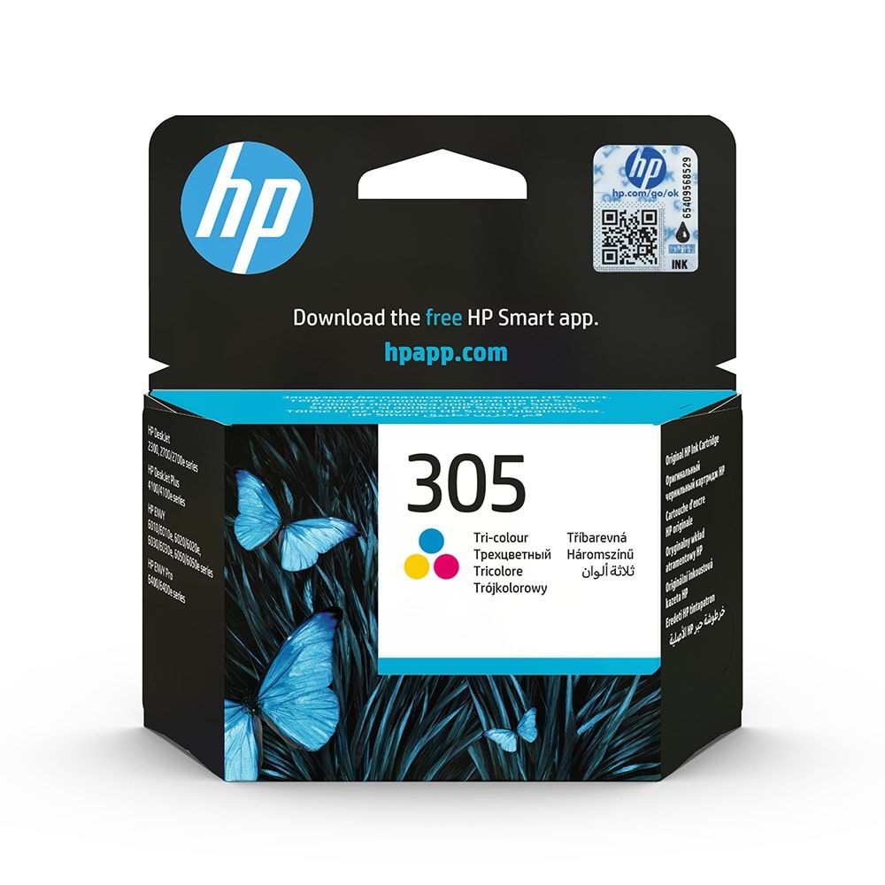 HP 305 Üç Renkli Orijinal Mürekkep Kartuşu - 3YM60AE