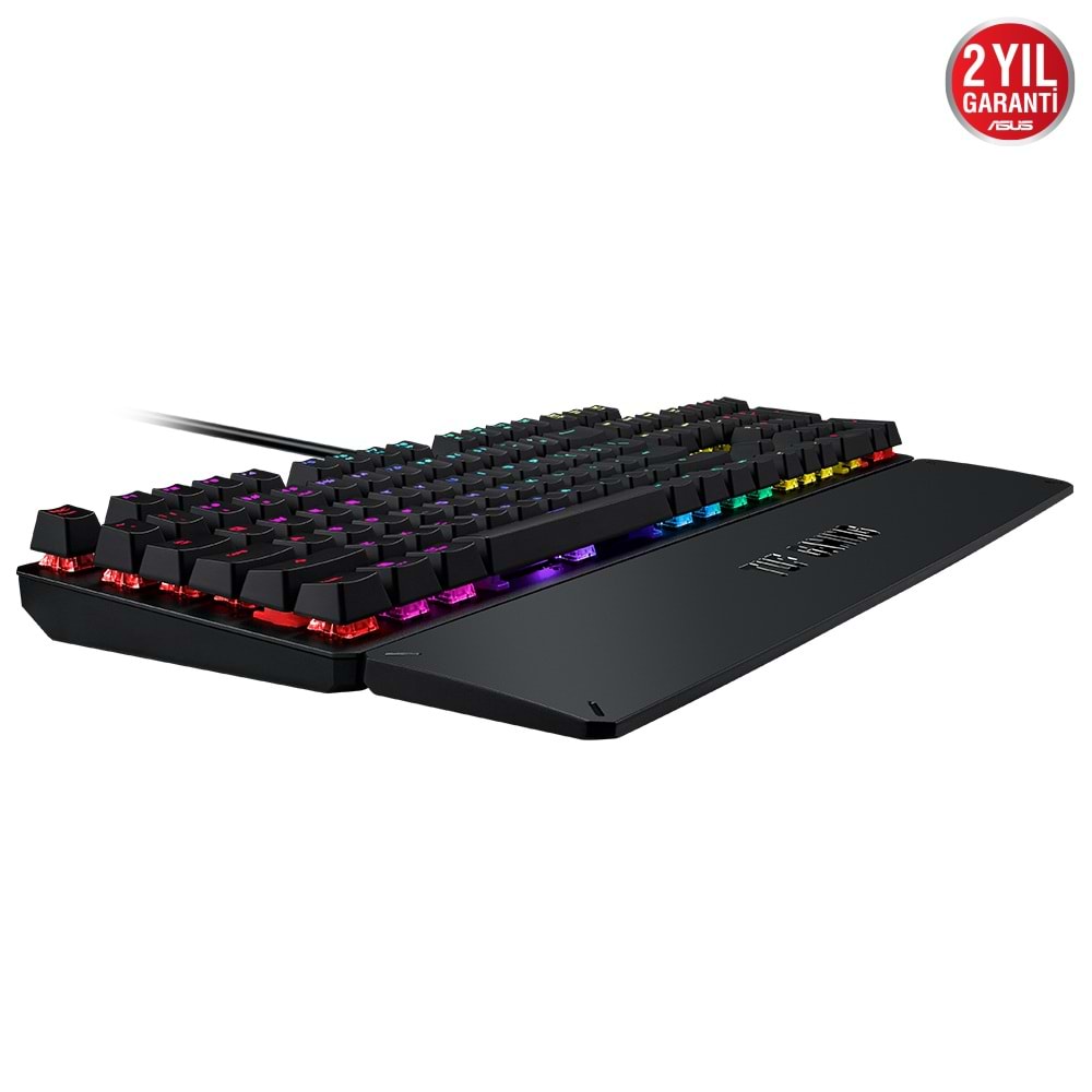 ASUS TUF GAMING K3 RA05 Red Mekanik RGB Aura Sync 1000Hz USB Gaming Klavye
