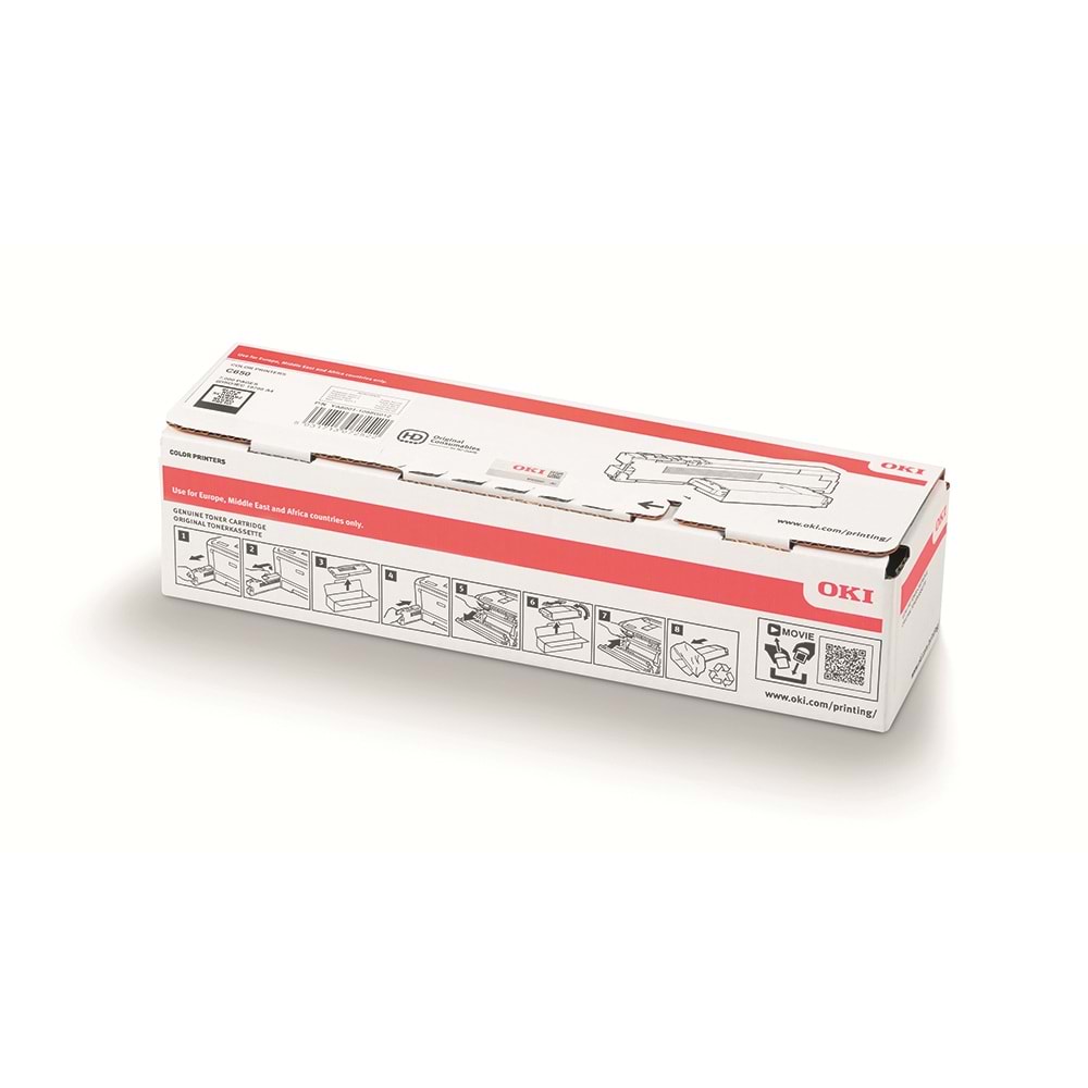 OKI C650 / C651 Siyah Orijinal Toner Kartuşu (7.000 Sayfa) - 9006130