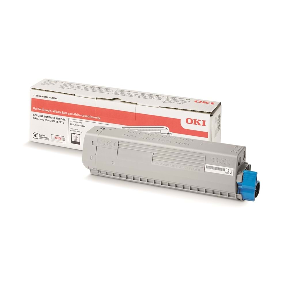 OKI C824 / C834 / C844 Siyah Orijinal Toner Kartuşu (5.000 Sayfa) - 47095704