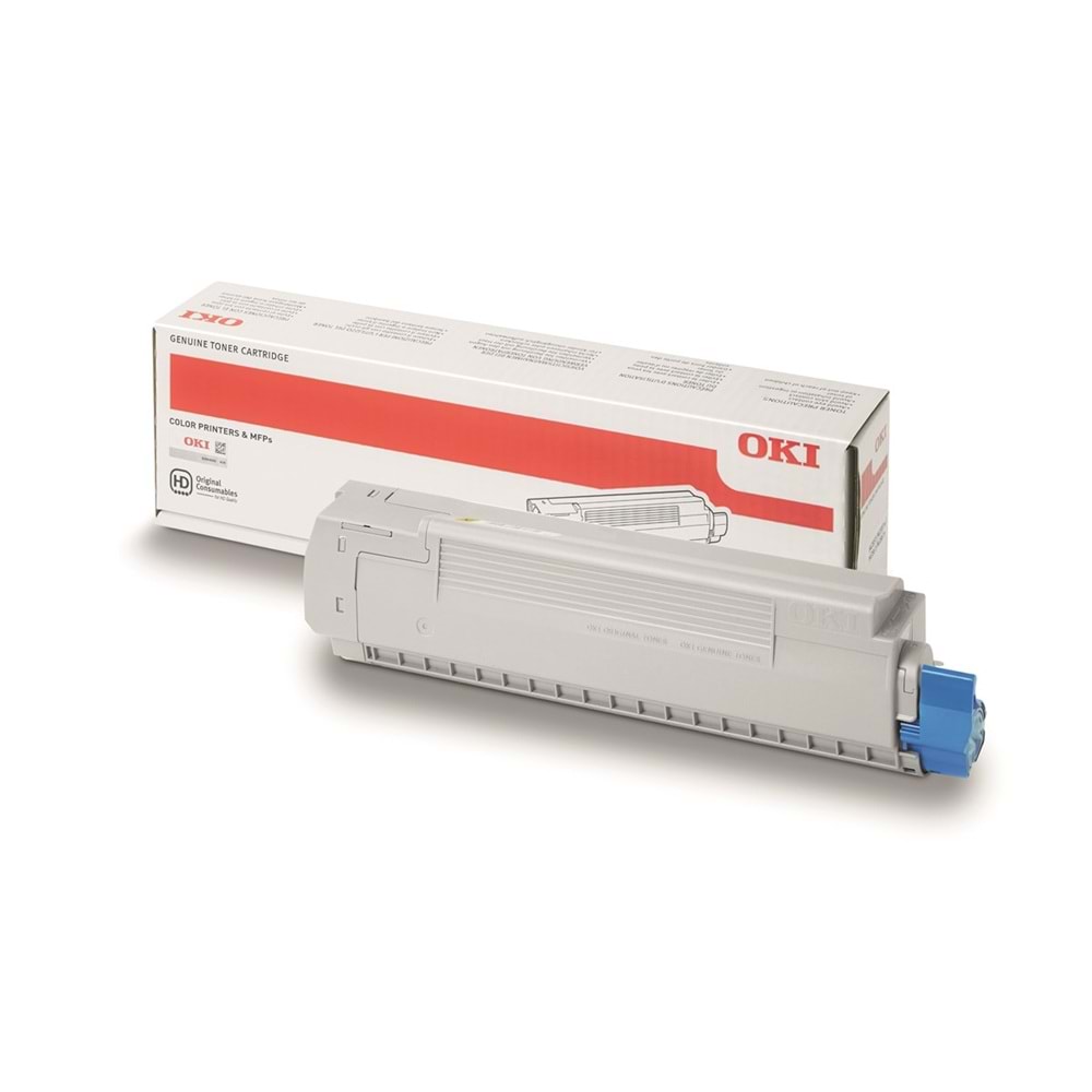 OKI 44059165 MC851/MC861 Sarı Orijinal Toner 7.300 Sayfa