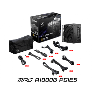 MSI 1000w 80+ Gold MAG A1000G PCIE5 Tam Modüler Power Supply