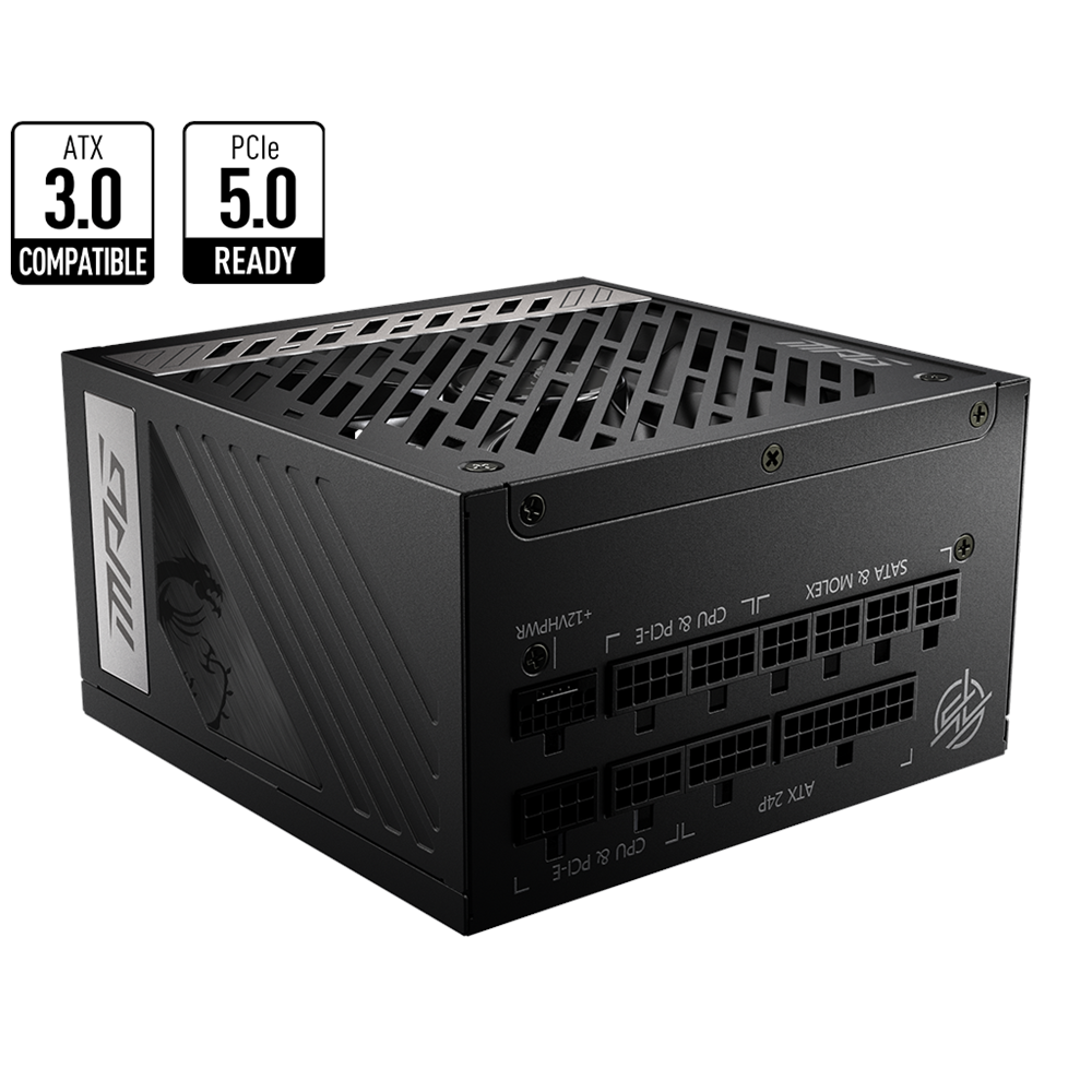 MSI 1000w 80+ Gold MAG A1000G PCIE5 Tam Modüler Power Supply