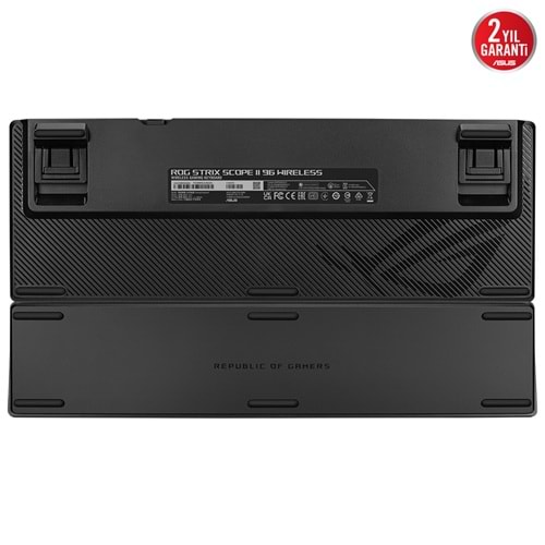 ASUS ROG Strix Scope II 96 Wireless NX Snow White - 96% RGB Mekanik Gaming Klavye - Tri-Mode 2.4GHz/BT/USB