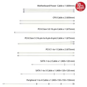 ASUS 1000w 80+ Gold TUF GAMING 1000G WHITE Tam Modüler Power Supply Beyaz / 90YE00S5-B0NA00