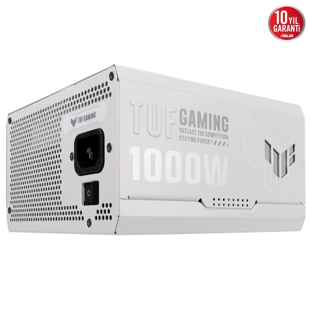 ASUS 1000w 80+ Gold TUF GAMING 1000G WHITE Tam Modüler Power Supply Beyaz / 90YE00S5-B0NA00