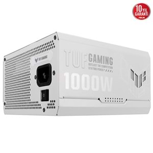 ASUS 1000w 80+ Gold TUF GAMING 1000G WHITE Tam Modüler Power Supply Beyaz / 90YE00S5-B0NA00