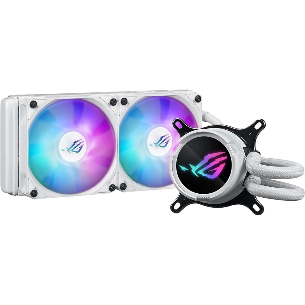 ASUS 240mm ROG STRIX LC III 240 ARGB AM5-1851p Sıvı Soğutmalı İşlemci Fanı Beyaz / 90RC00S2-M0UAY0