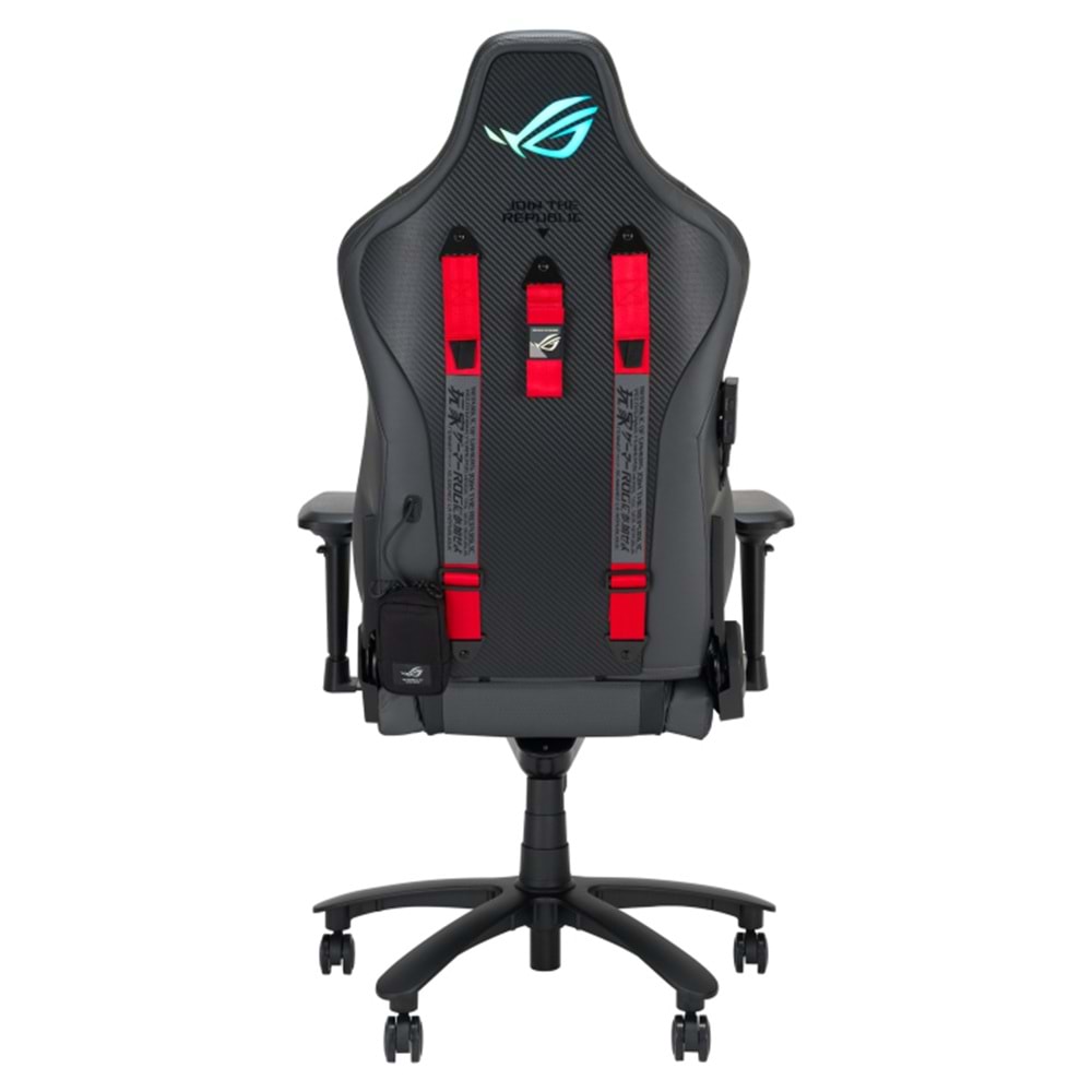 ASUS ROG Chariot X SL301W Ergonomik Kumaş Oyuncu Koltuğu (Gri) / 90GC01M0-MSG040