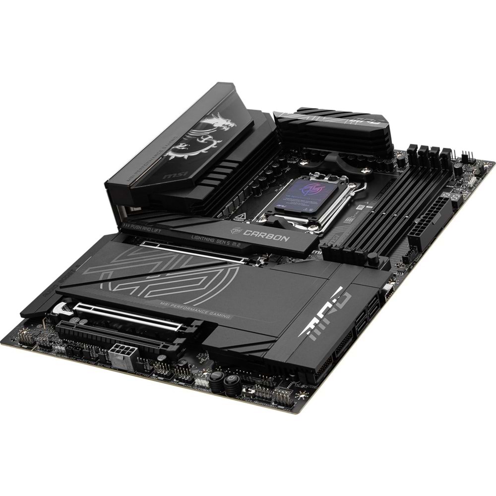 MSI MPG X870E CARBON WIFI7 DDR5 HDMI-DP TYPEC PCIE 5.0 AM5 ATX