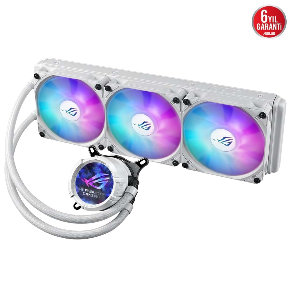 ASUS 360mm ROG STRIX LC III 360 ARGB LCD WHITE AM5-1851p Sıvı Soğutmalı İşlemci Fanı / 90RC00W2-M0UAY0