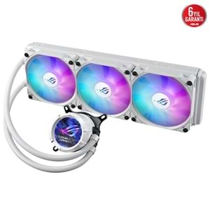 ASUS 360mm ROG STRIX LC III 360 ARGB LCD WHITE AM5-1851p Sıvı Soğutmalı İşlemci Fanı / 90RC00W2-M0UAY0