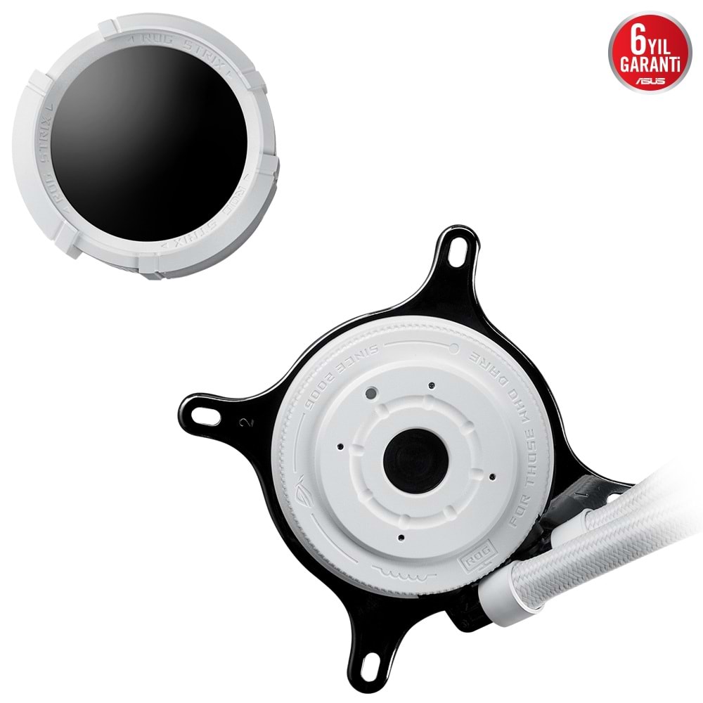 ASUS 360mm ROG STRIX LC III 360 ARGB LCD WHITE AM5-1851p Sıvı Soğutmalı İşlemci Fanı / 90RC00W2-M0UAY0