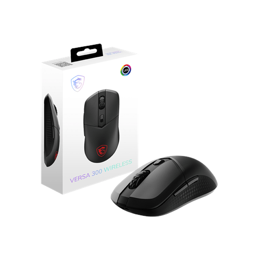 MSI GG Versa 300 Wireless Yüksek Hassasiyetli Kablosuz Siyah Oyuncu Mouse