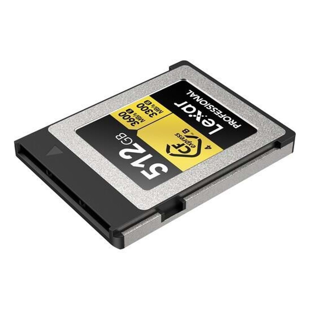 LEXAR 512GB Professional CFexpress Type B Gold Series Hafıza Kartı / LCXEXP4512G-RNENG