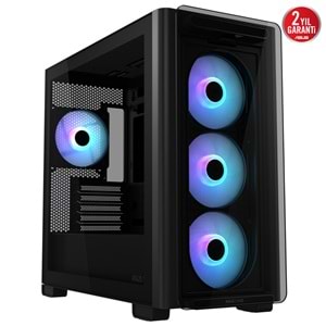 ASUS A23 PLUS TG ARGB Gaming Mid Tower PC Kasası / 90DC00K0-B19010