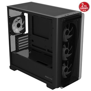 ASUS A23 PLUS TG ARGB Gaming Mid Tower PC Kasası / 90DC00K0-B19010
