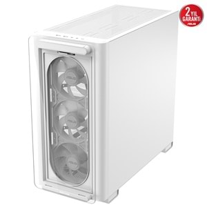 ASUS A23 PLUS TG ARGB WHITE Gaming Mid-Tower PC Kasası Beyaz / 90DC00K3-B19010