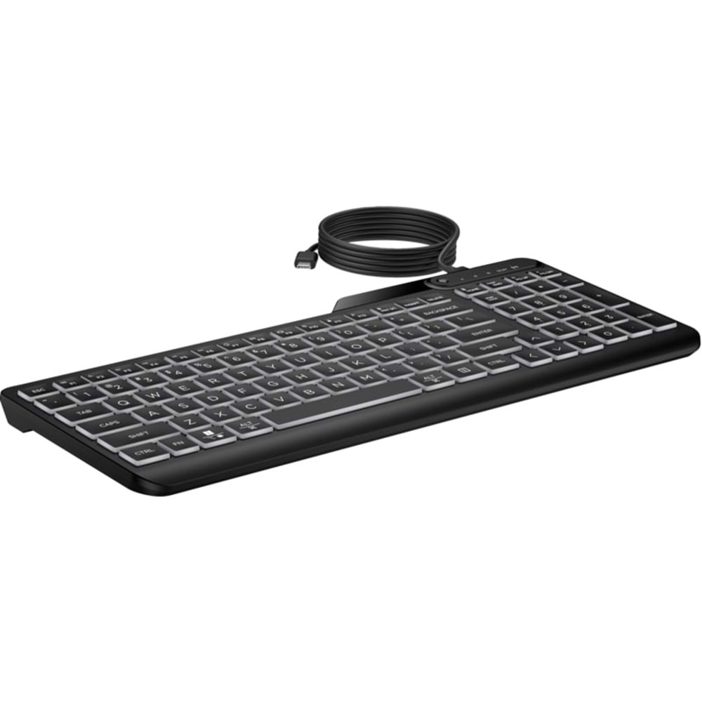 HP 405 7N7C1AA Işıklı Kablolu Kurumsal Klavye (Backlit Wired Keyboard)