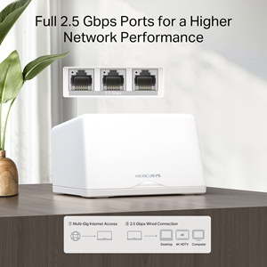 MERCUSYS HALO H47BE WIFI7 BE9300 Mesh Router 2'li paket
