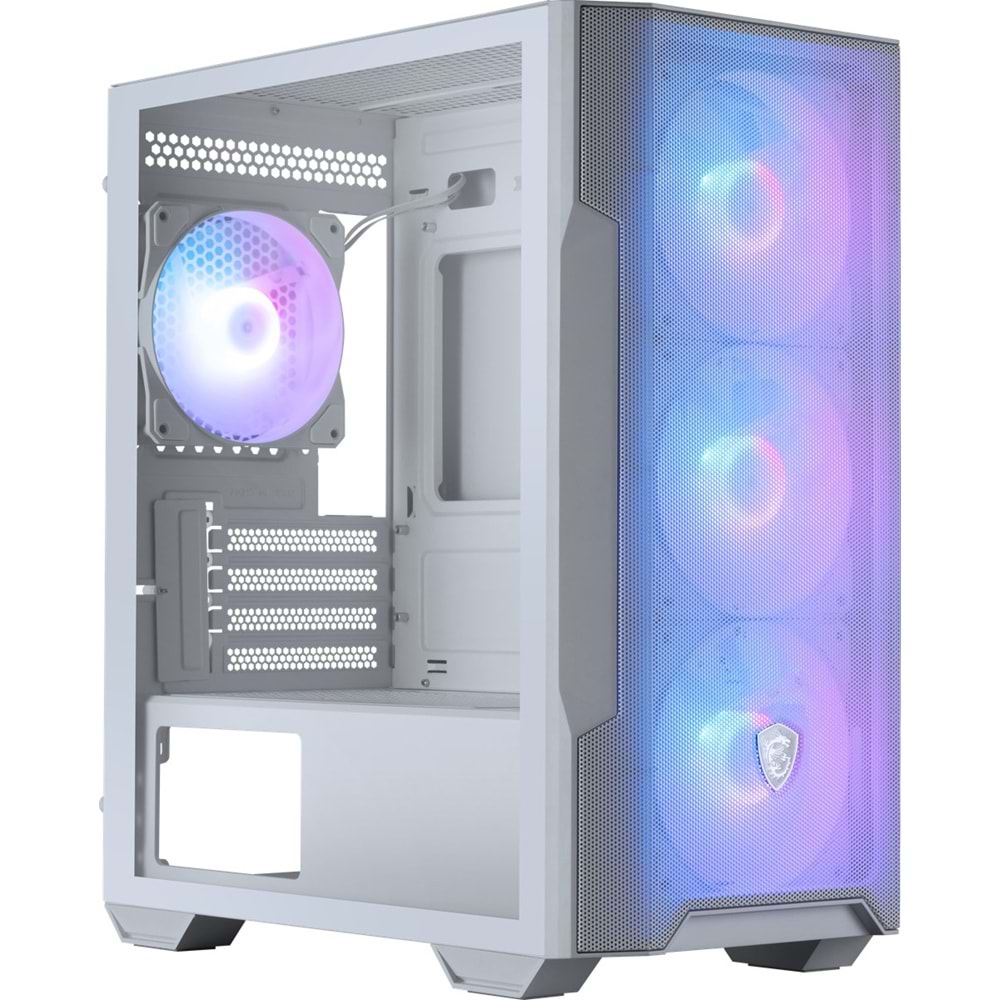 MSI MAG FORGE M100R WHITE Gaming Micro-Tower PC Kasası Beyaz