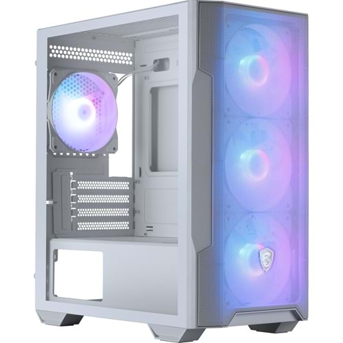 MSI MAG FORGE M100R WHITE Gaming Micro-Tower PC Kasası Beyaz
