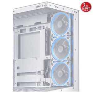 ASUS A31 PLUS TG ARGB WHITE Gaming Mid-Tower PC Kasası Beyaz / 90DC00R3-B19000