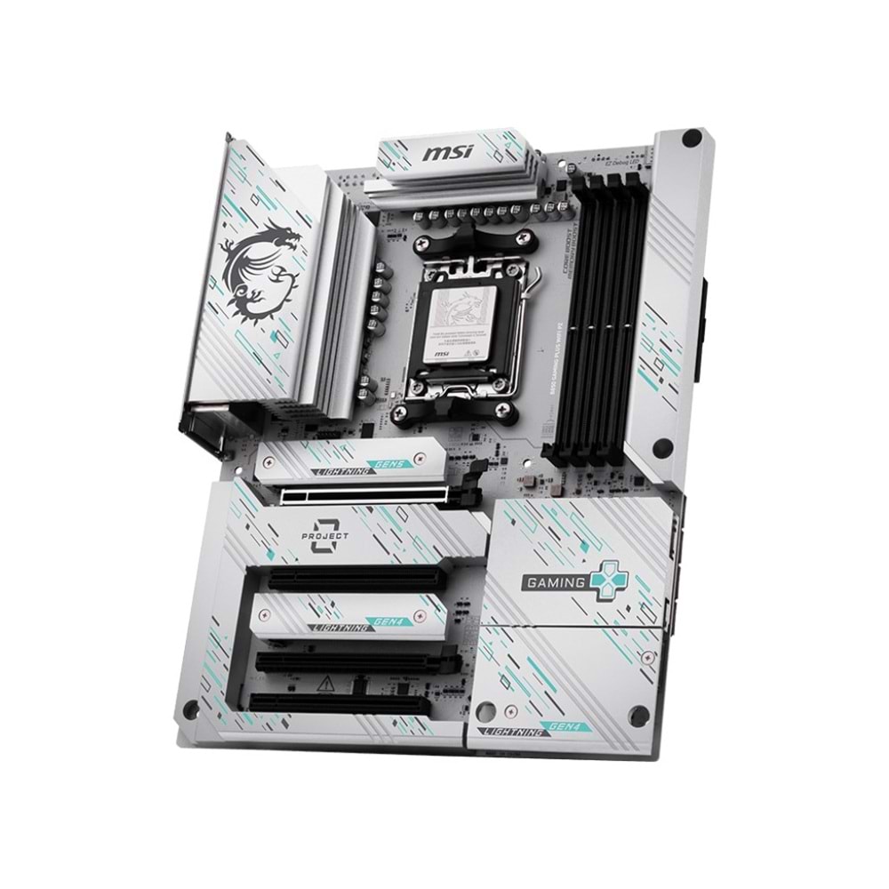 MSI B850 GAMING PLUS WIFI7 PZ DDR5 HDMI-DP TYPEC PCIE 5.0 AM5 ATX