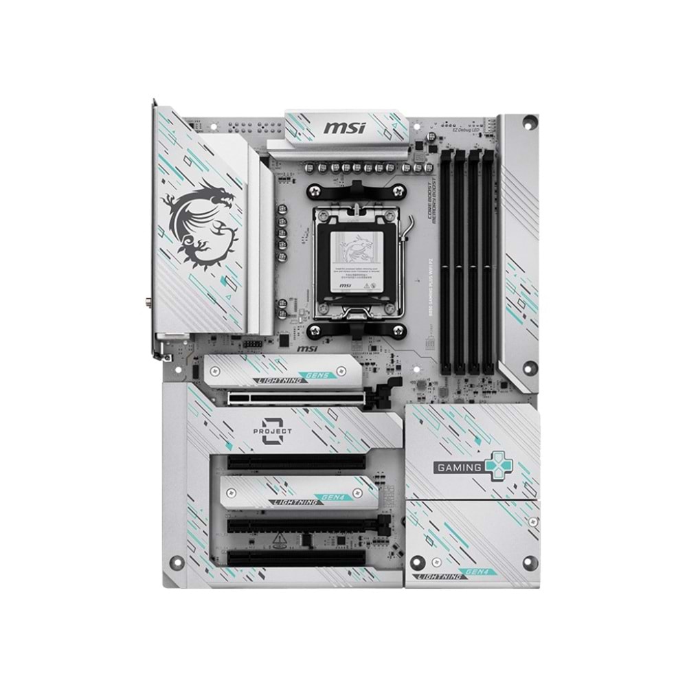 MSI B850 GAMING PLUS WIFI7 PZ DDR5 HDMI-DP TYPEC PCIE 5.0 AM5 ATX
