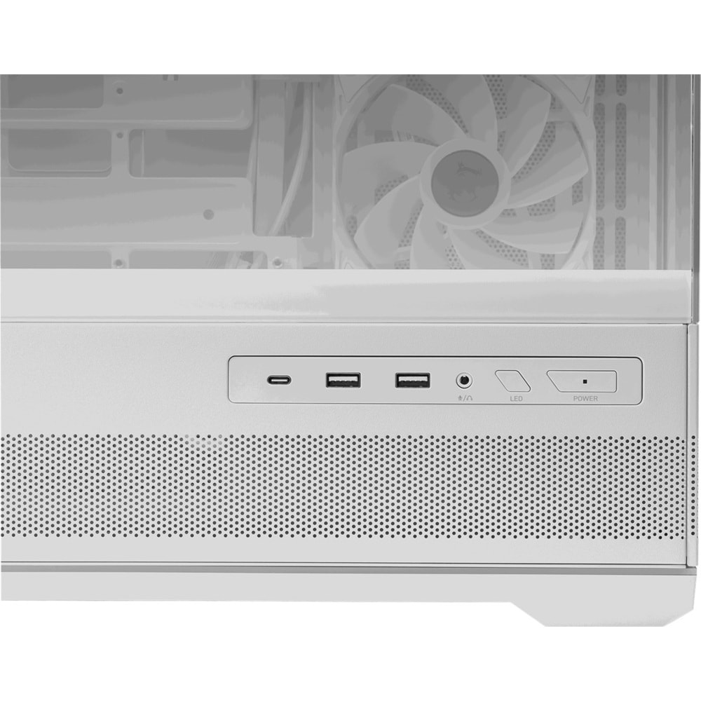MSI MAG PANO 110R PZ WHITE Gaming Mid-Tower PC Kasası Beyaz