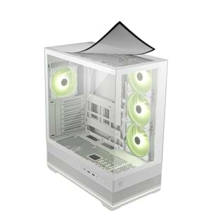 MSI MAG PANO 110R PZ WHITE Gaming Mid-Tower PC Kasası Beyaz