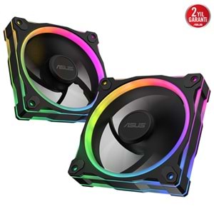 ASUS PRIME 120MM MR120 ARGB 1600RPM 58CFM PWM Aura Sync Siyah Kasa Fanı 3'lü paket 90DA00I0-B09020
