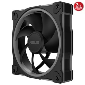 ASUS PRIME 120MM MR120 ARGB 1600RPM 58CFM PWM Aura Sync Siyah Kasa Fanı 3'lü paket 90DA00I0-B09020