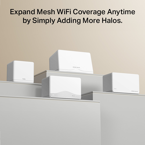 MERCUSYS HALO H25BE-3p WIFI7 BE3600 Çift Bant Mesh Router 3-lü set