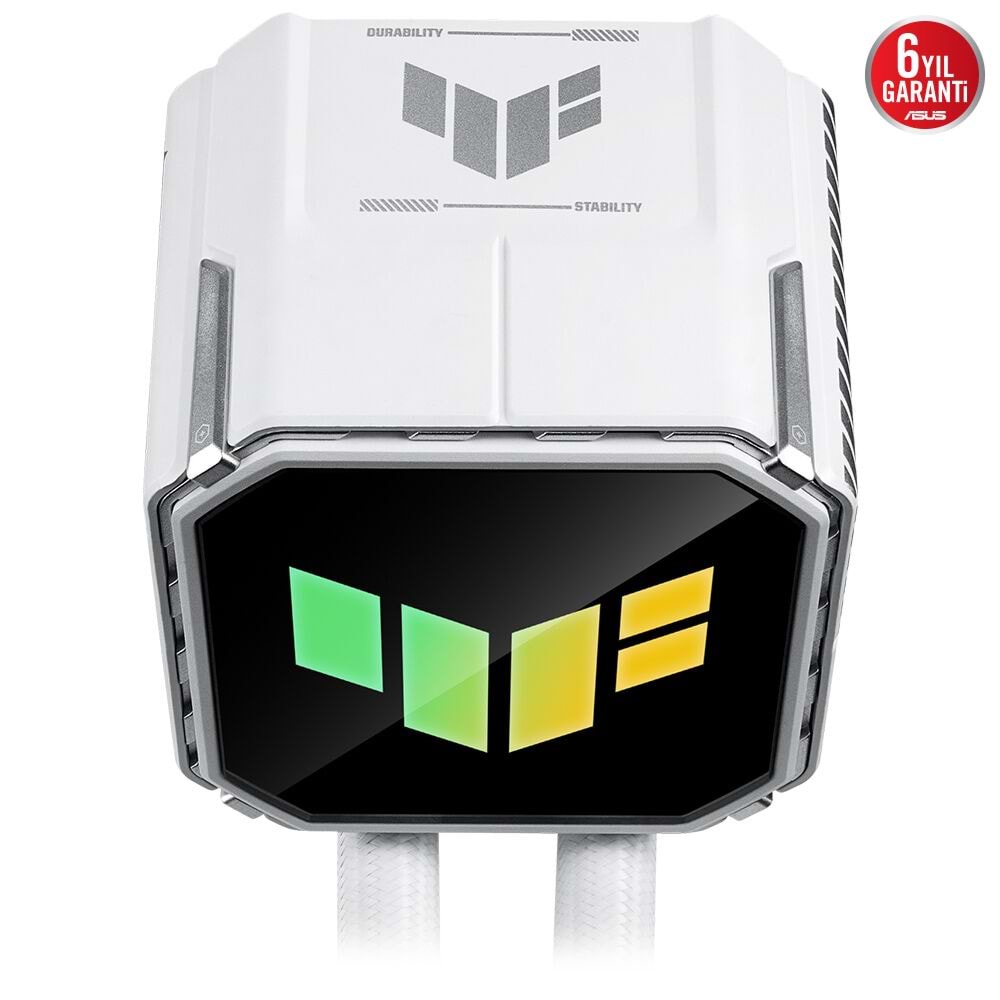 ASUS 360mm TUF GAMING LC III 360 ARGB Sıvı Soğutmalı İşlemci Fanı Beyaz