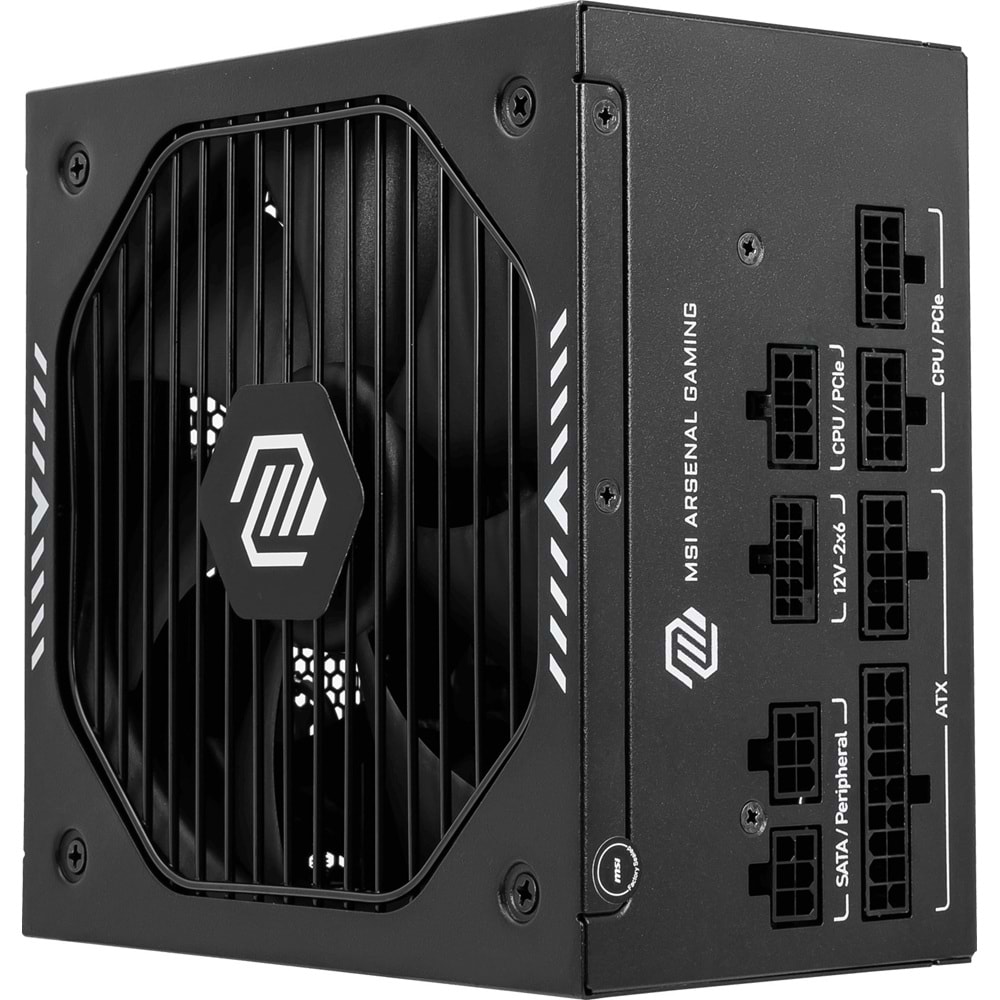 MSI 750W 80+ Gold MAG A750GLS PCIE5 Tam Modüler Power Supply