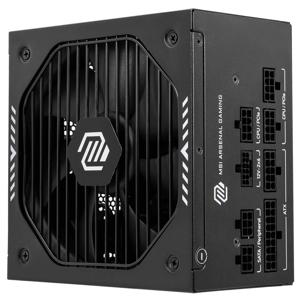 MSI 750W 80+ Gold MAG A750GLS PCIE5 Tam Modüler Power Supply