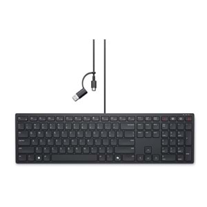 DELL Q TR KB525C PRO 580-BBSW Sessiz Kablolu TypeC Klavye