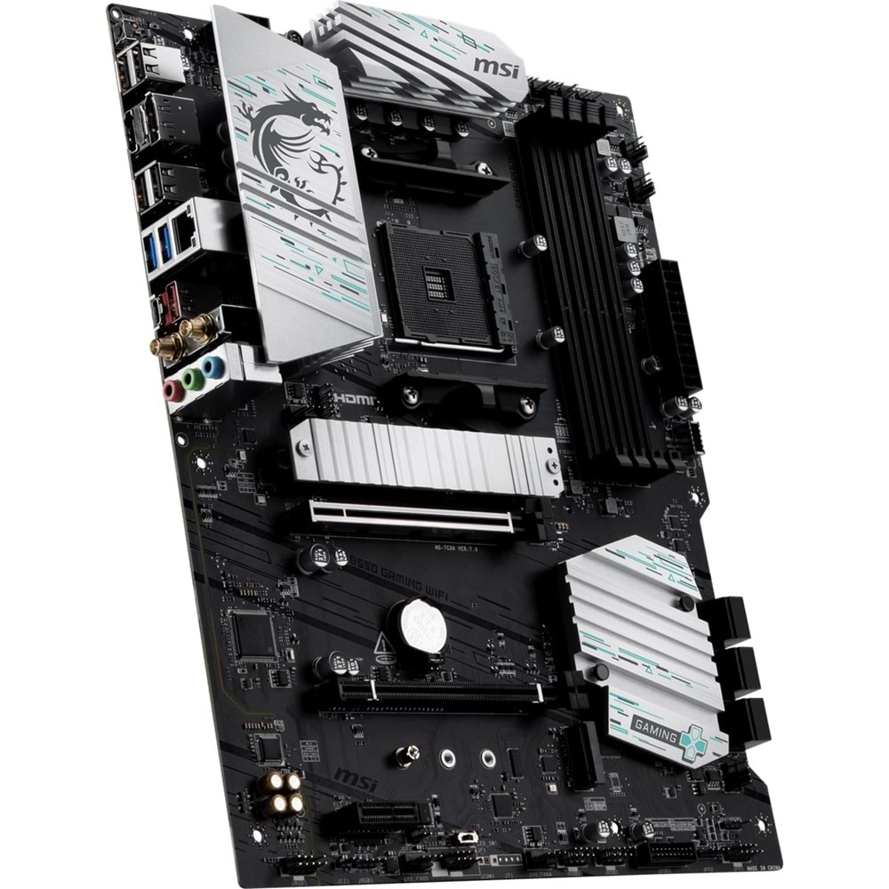 MSI B550 GAMING WIFI5 DDR4 HDMI-DP TYPEC PCIE 4.0 AM4 mATX
