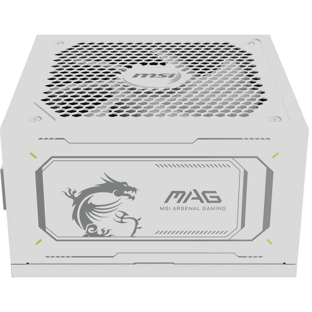 MSI 1000w 80+ Gold MAG A1000GL PCIE5 WHITE Tam Modüler Power Supply Beyaz