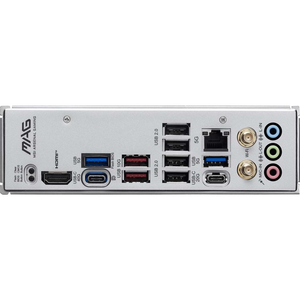 MSI MAG X870E GAMING MAX WIFI7 DDR5 HDMI-DP PCIE 5.0 AM5 ATX