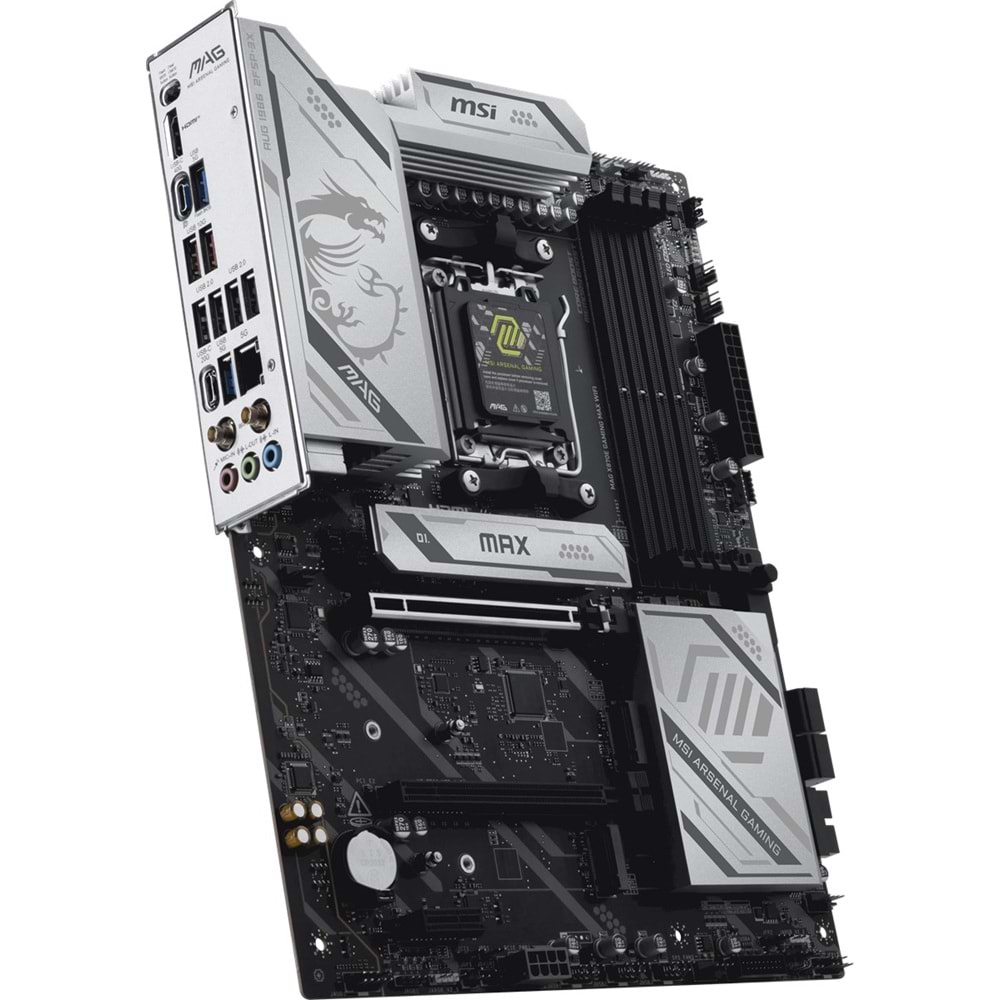 MSI MAG X870E GAMING MAX WIFI7 DDR5 HDMI-DP PCIE 5.0 AM5 ATX