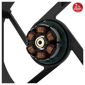 ASUS ProArt PF120 90DA00M0-B09000 120 mm PWM 3000 RPM 104,8 CFM Siyah Tekli Kasa Fanı / 90DA00M0-B09000