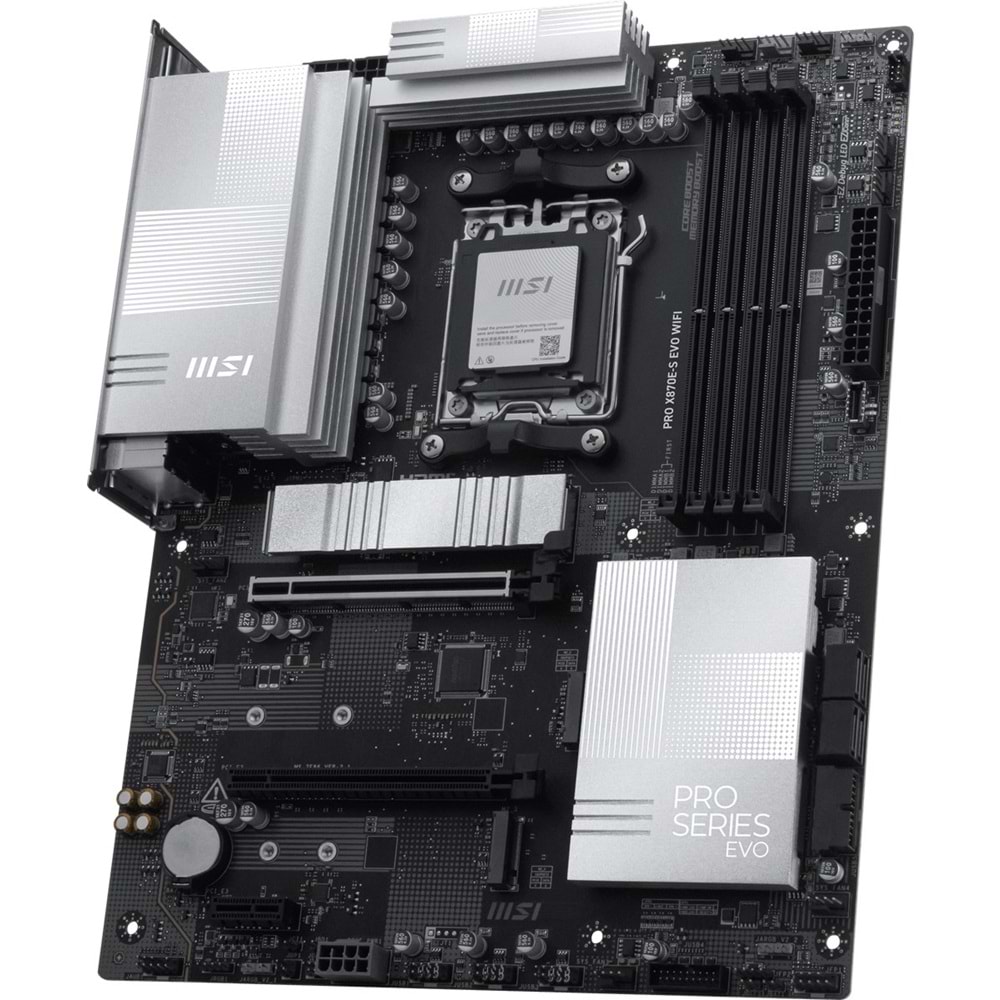 MSI PRO X870E-S EVO WIFI7 DDR5 HDMI-DP TYPEC PCIE 5.0 AM5 ATX
